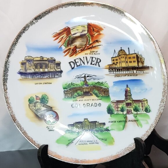 Other - Vintage Denver Colorado Collectible Souvenir Plate